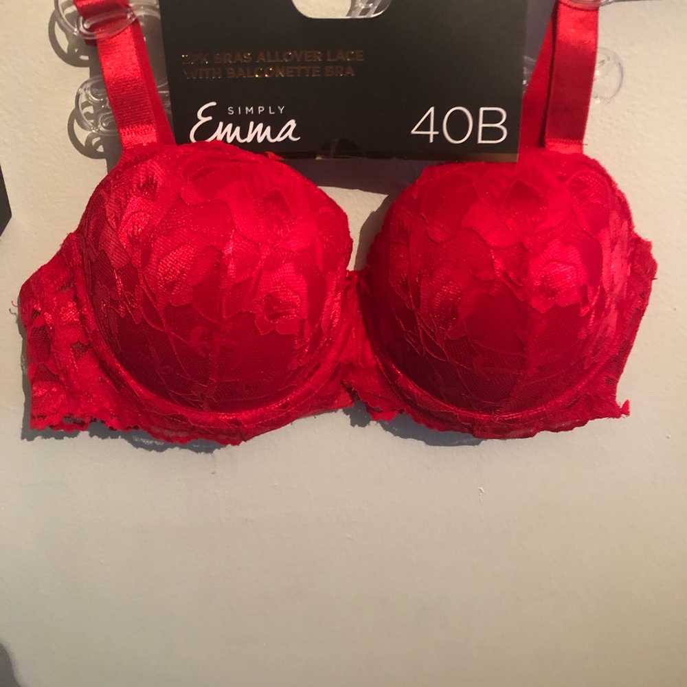 NWT lace balconette bra 40B